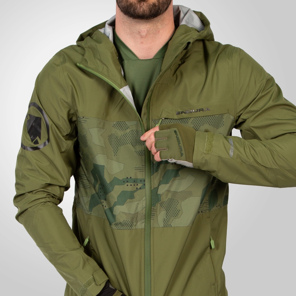 Men's SingleTrack Waterproof Jacket II - Olive Green