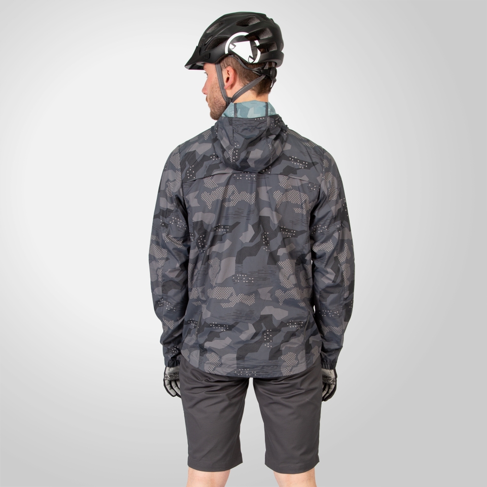 Hummvee Windproof Shell Jacket - Grey Camo