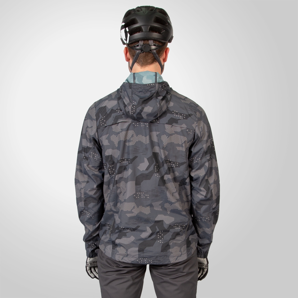 Hummvee Windproof Shell Jacket - Grey Camo