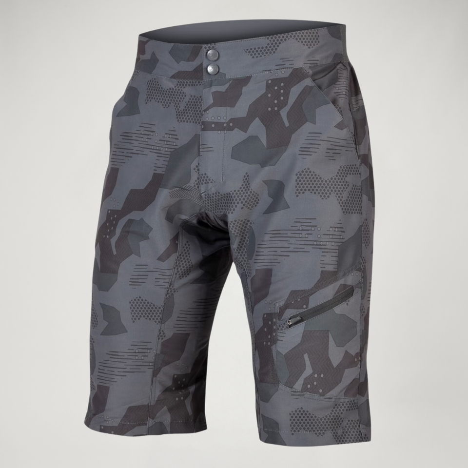 Hummvee Lite Shorts mit Innenhose für Herren - Anthrazit-Ton
