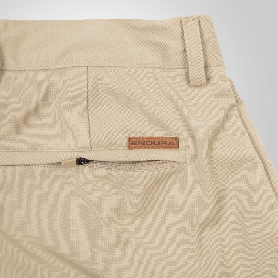 Endura Hummvee Chino Short with Liner Short - Mushroom