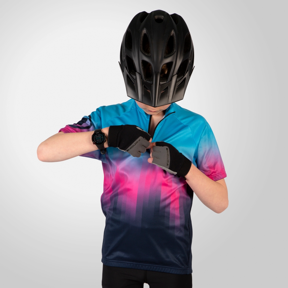 Kids Xtract S/S Jersey - Electric Blue