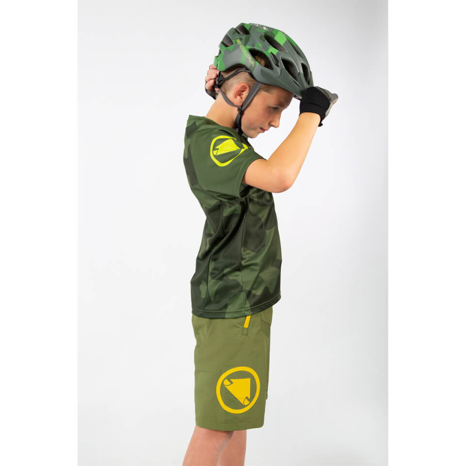 Kid's MT500JR S/S Jersey LTD - Olive Green