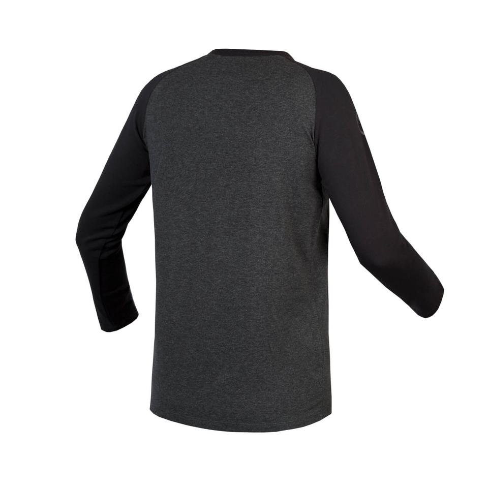 Kid's One Clan Raglan L/S - Anthracite