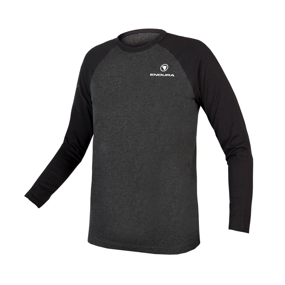 Kid's One Clan Raglan L/S - Anthracite