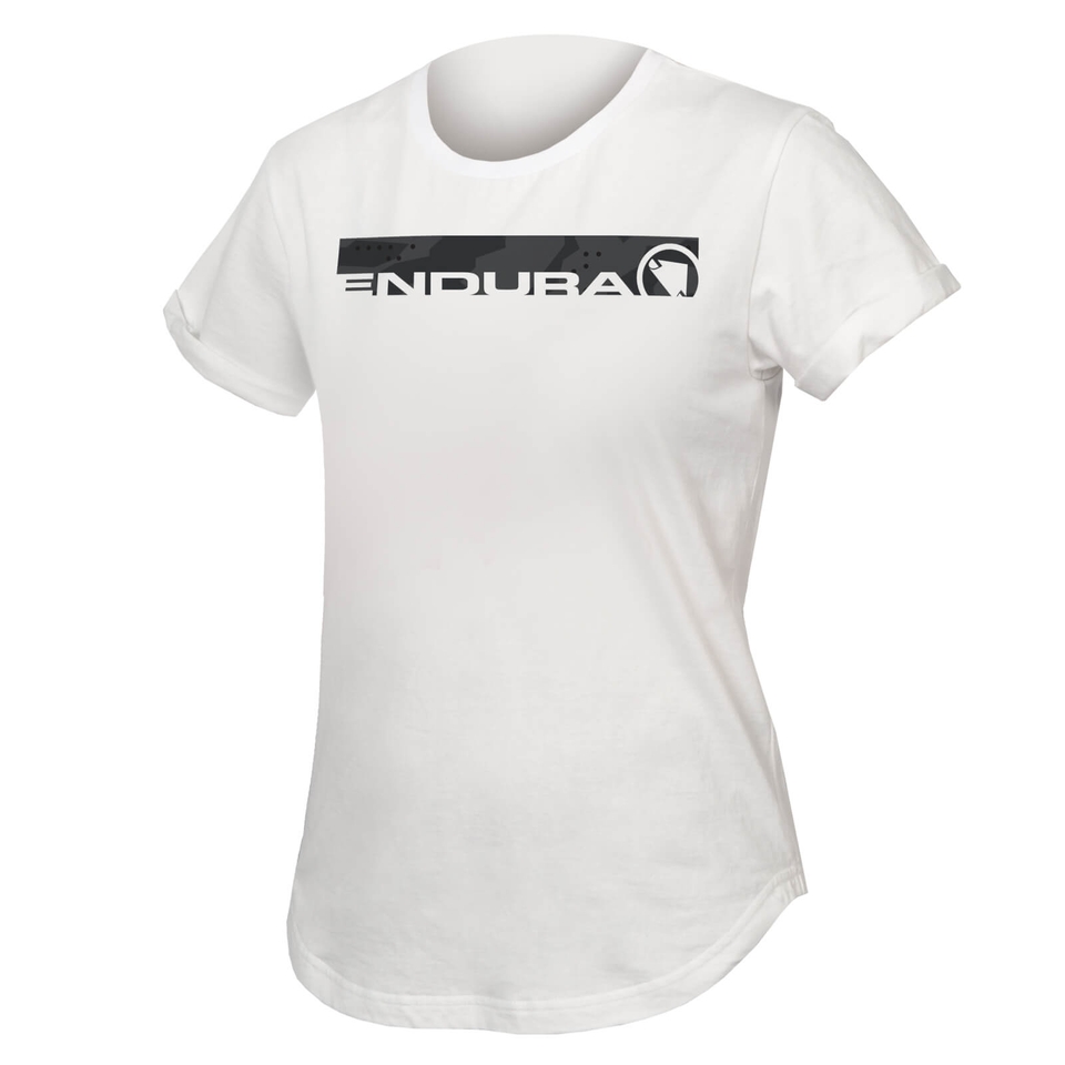 Women's One Clan Organic Tee Camo - White