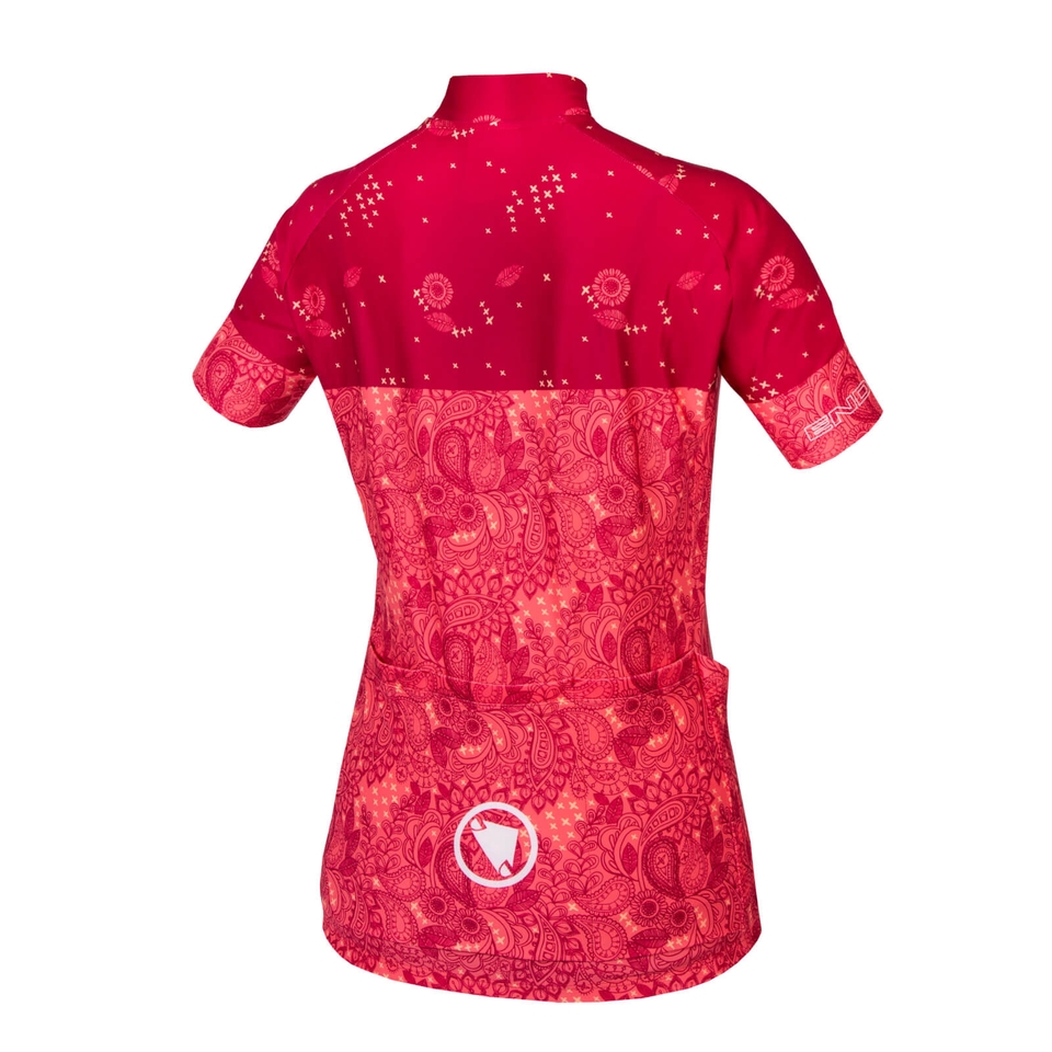 Women's Paisley S/S Jersey LTD - Berry