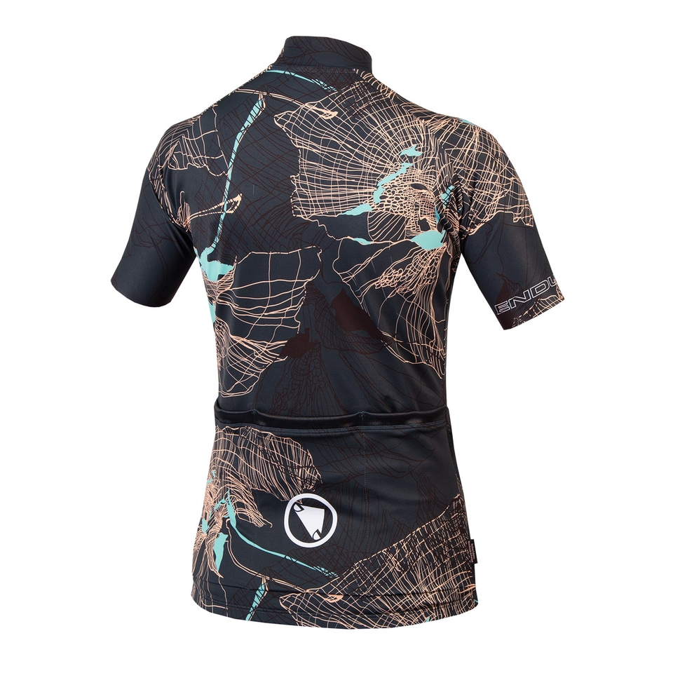 Outdoor Trail Trikot (kurzarm) für Damen - Neon Peach