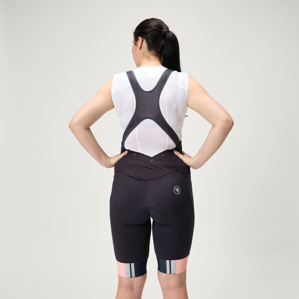 FS260-Pro Dropseat Bibshort für Damen - Neon Peach