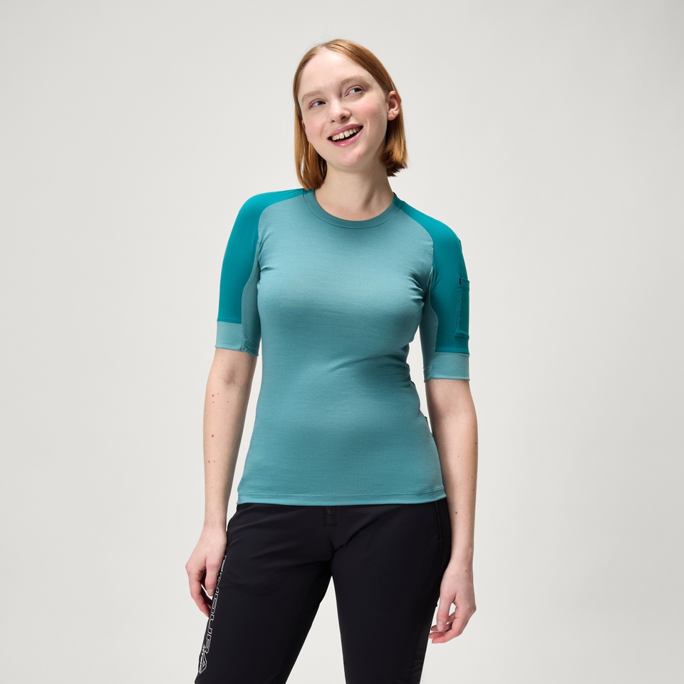 GV500 Trikot (kurzarm) für Damen - Fichtgrün
