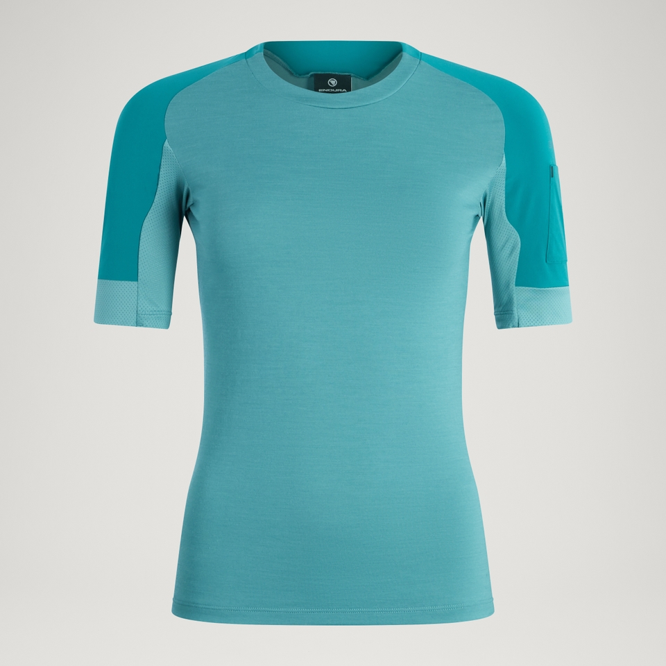Women's GV500 Merino Blend S/S Jersey - Spruce Green