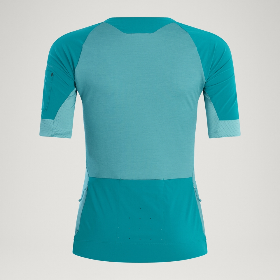 Women's GV500 Merino Blend S/S Jersey - Spruce Green