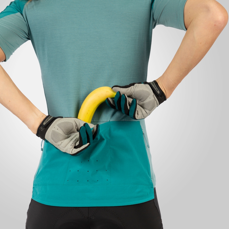 Women's GV500 Merino Blend S/S Jersey - Spruce Green