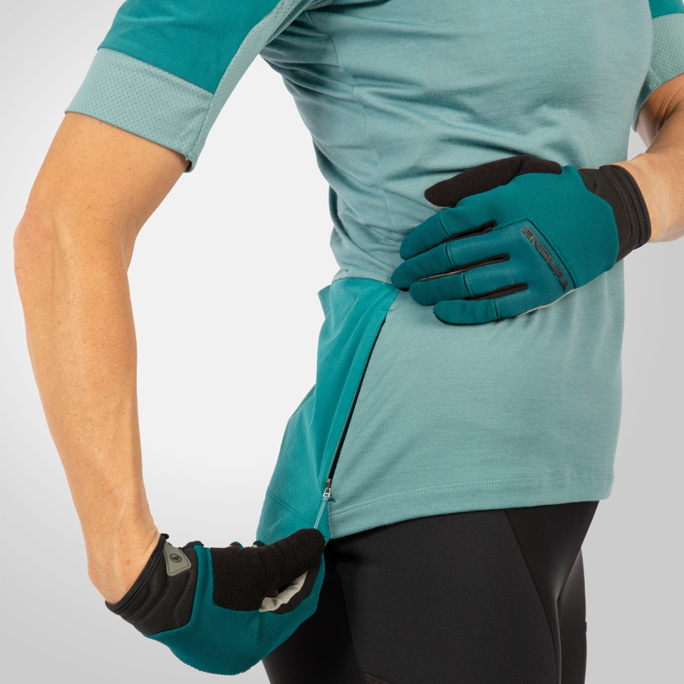 Women's GV500 Merino Blend S/S Jersey - Spruce Green