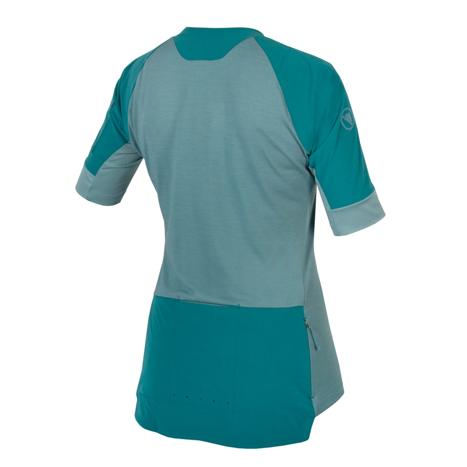 Women's GV500 Merino Blend S/S Jersey - Spruce Green