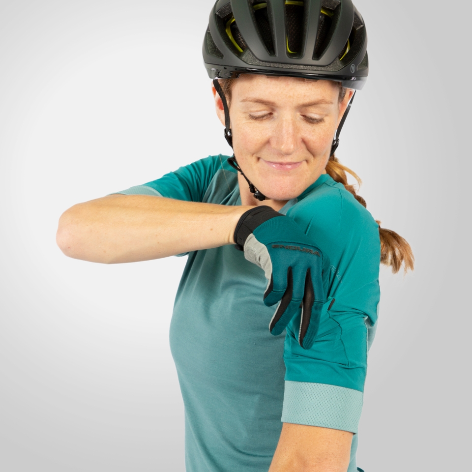Women's GV500 Merino Blend S/S Jersey - Spruce Green