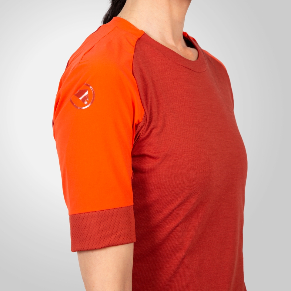 Women's GV500 Merino Blend S/S Jersey - Cayenne