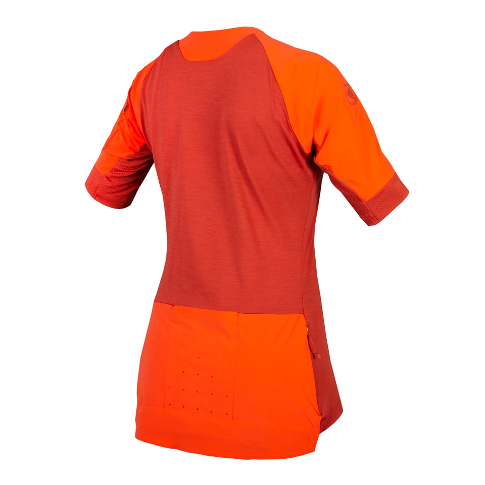 Women's GV500 Merino Blend S/S Jersey - Cayenne
