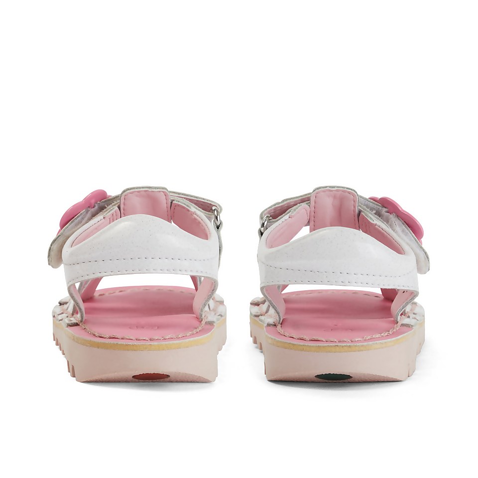 Infant Girls Kick Fleur Leather White