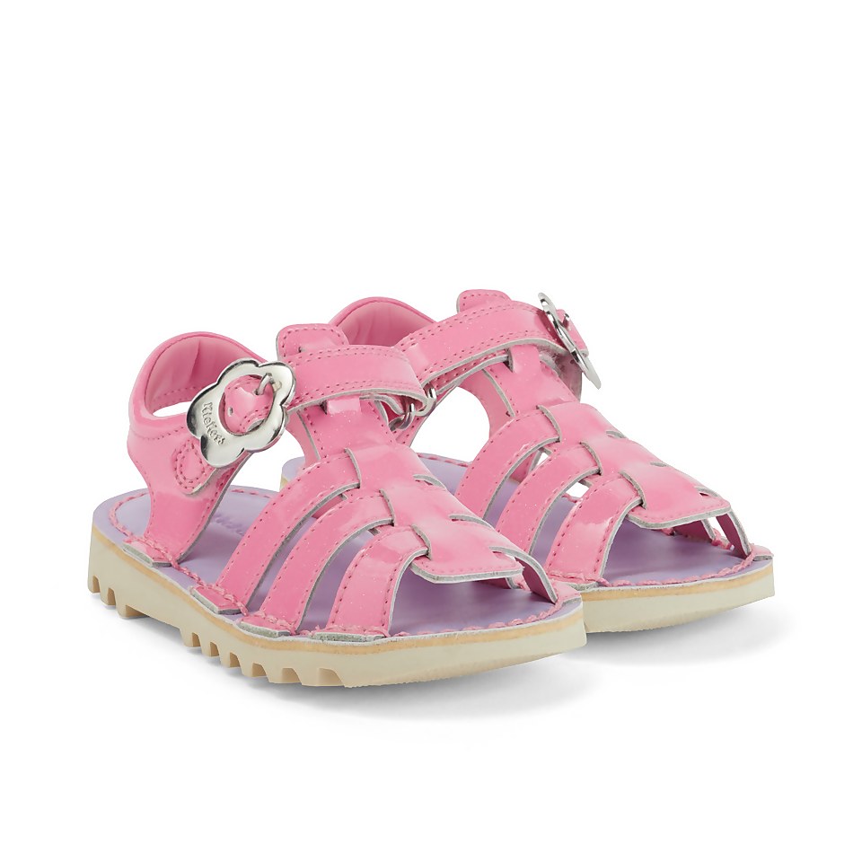 Infant Girls Kick Fleur Leather Pink