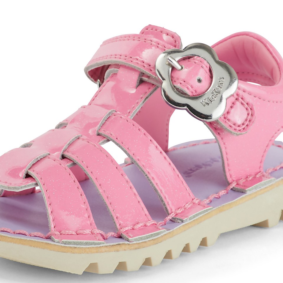 Infant Girls Kick Fleur Leather Pink
