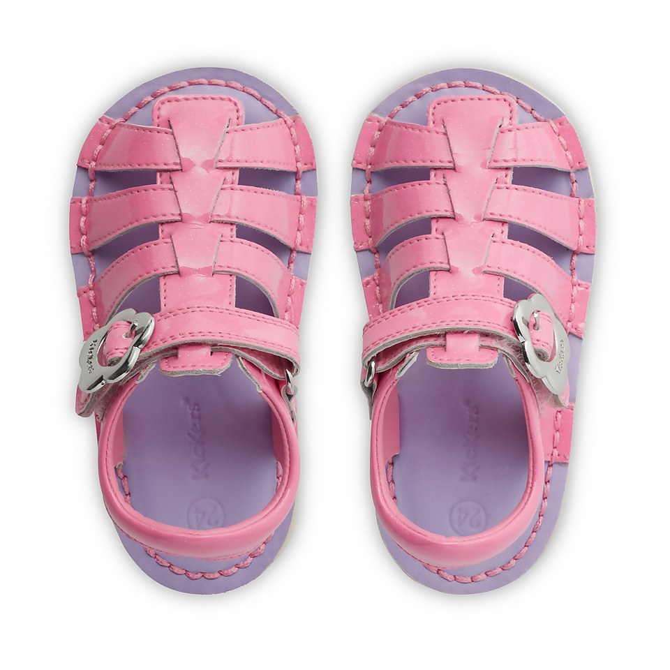 Infant Girls Kick Fleur Leather Pink
