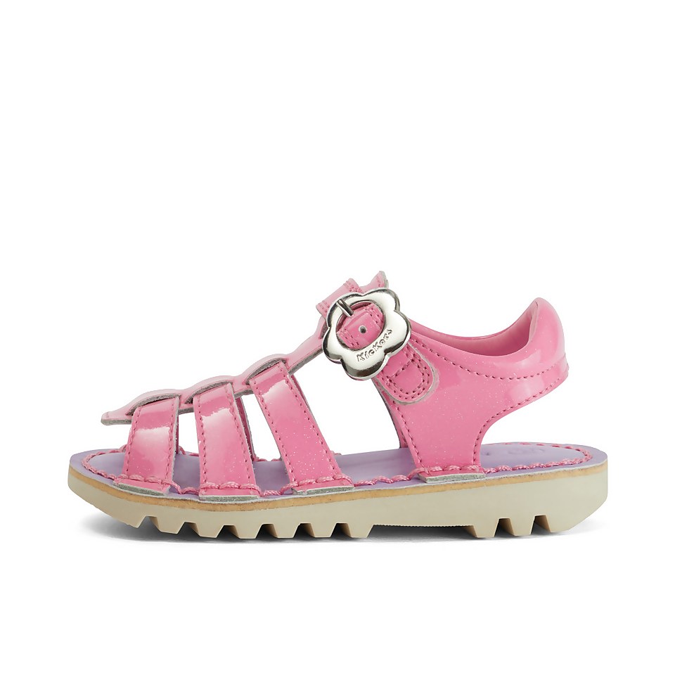 Infant Girls Kick Fleur Leather Pink