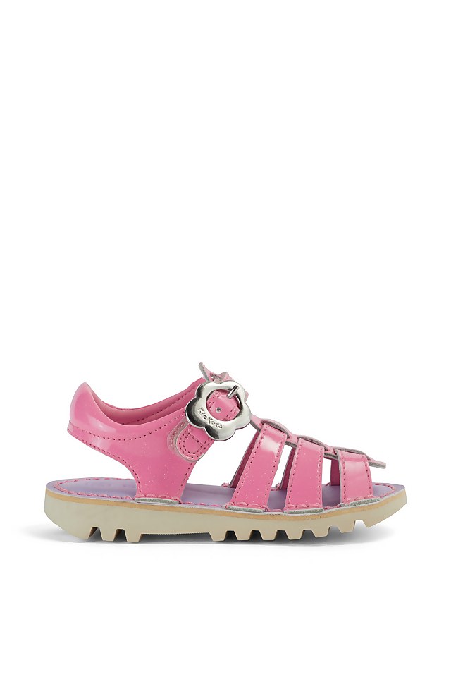 Infant Girls Kick Fleur Leather Pink