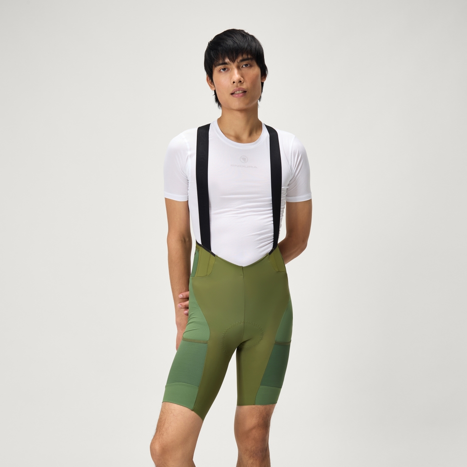 GV500 Reiver Bibshort für Herren - Olivgrün