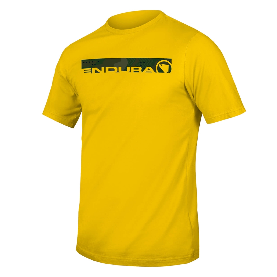 Men's One Clan Organic Tee Camo - Saffron