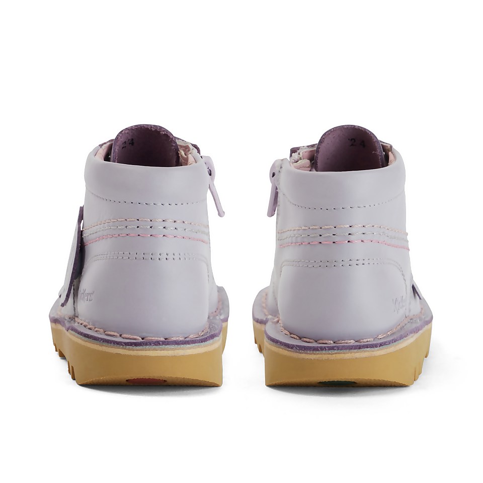 Infant Girls Kick Hi Leather Lilac