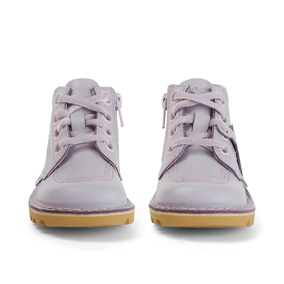 Infant Girls Kick Hi Leather Lilac