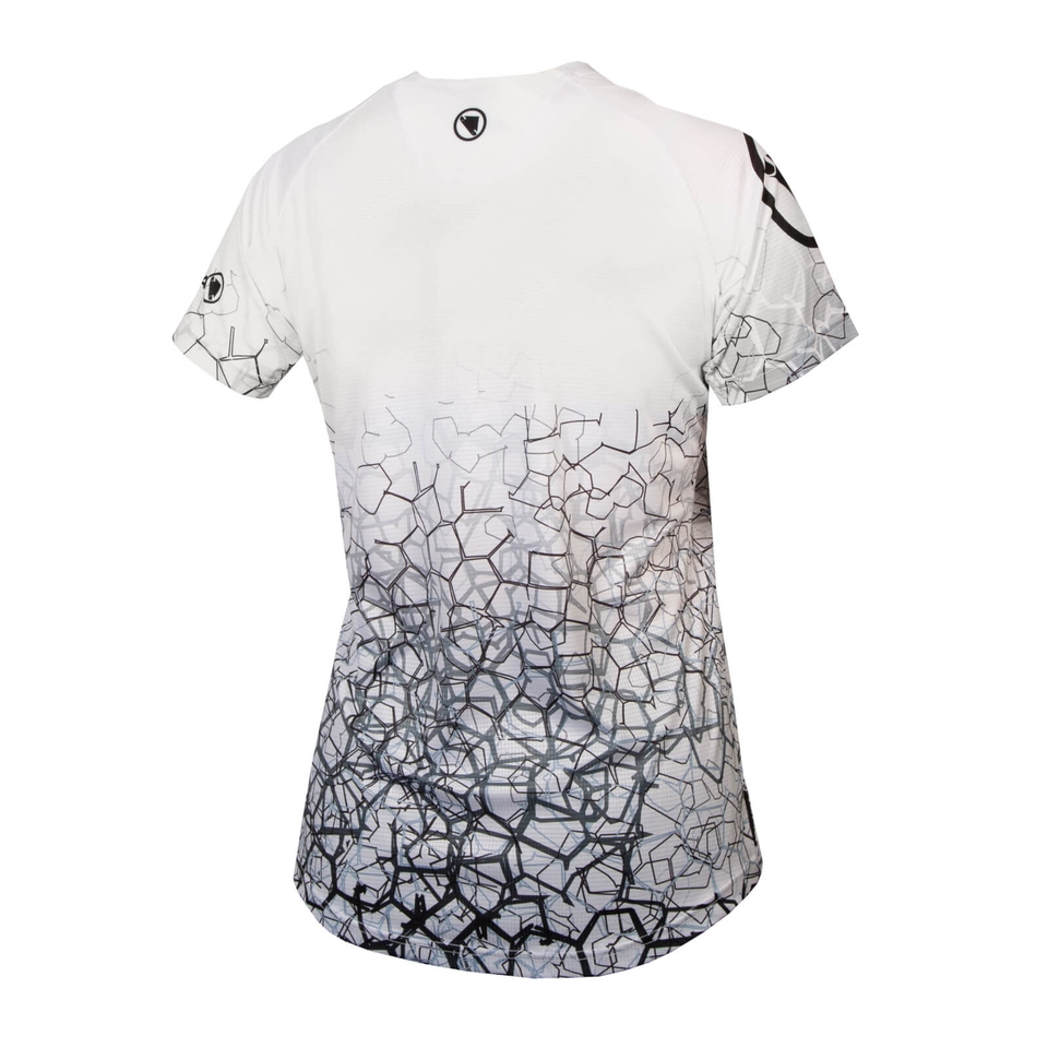 Women's SingleTrack Print Tee LTD - White