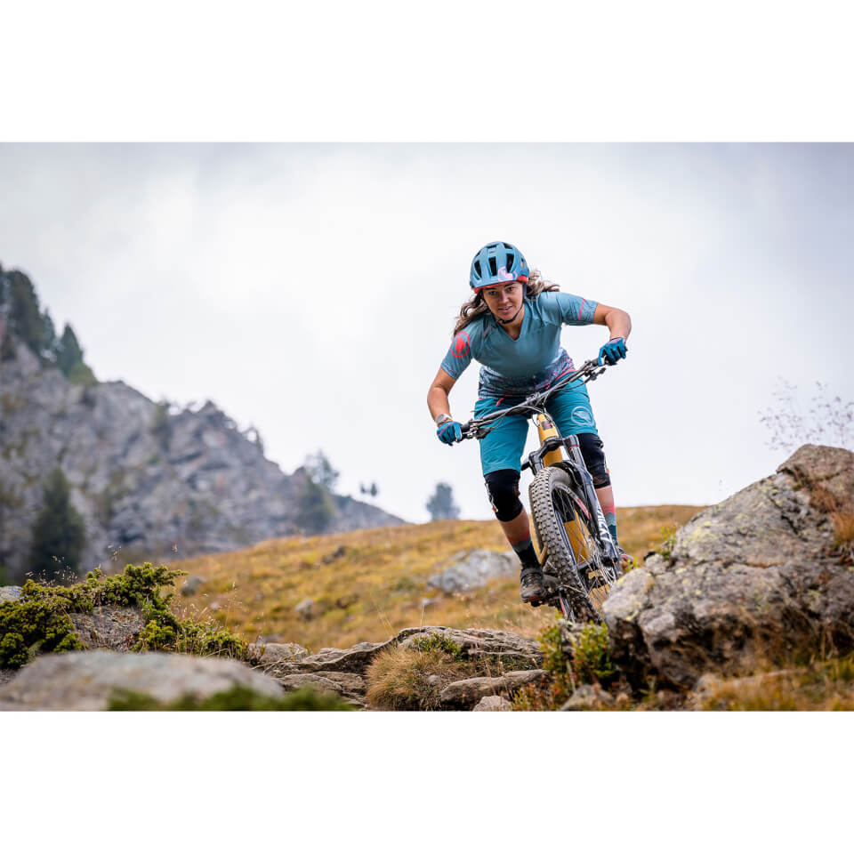 Women's SingleTrack Print Tee LTD - Berry