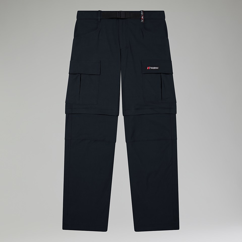 Unisex Dolpa Zip Off Cargo Pant - Black