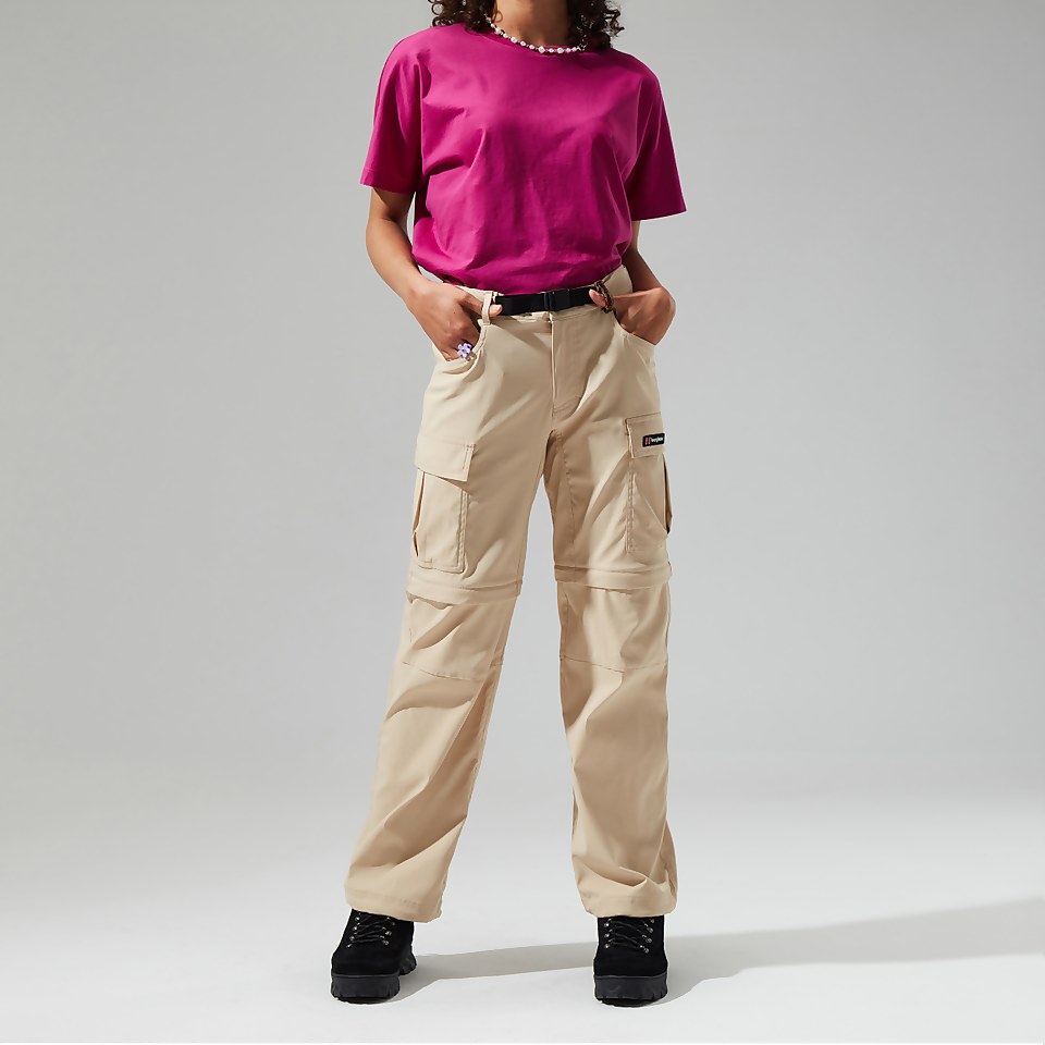 Unisex Dolpa Zip Off Cargo Pant - Natural