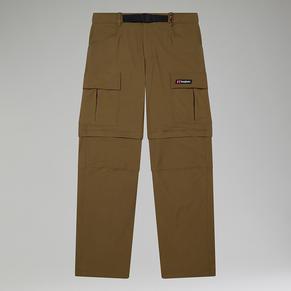 Unisex Dolpa Zip Off Cargo Pant - Dark Green