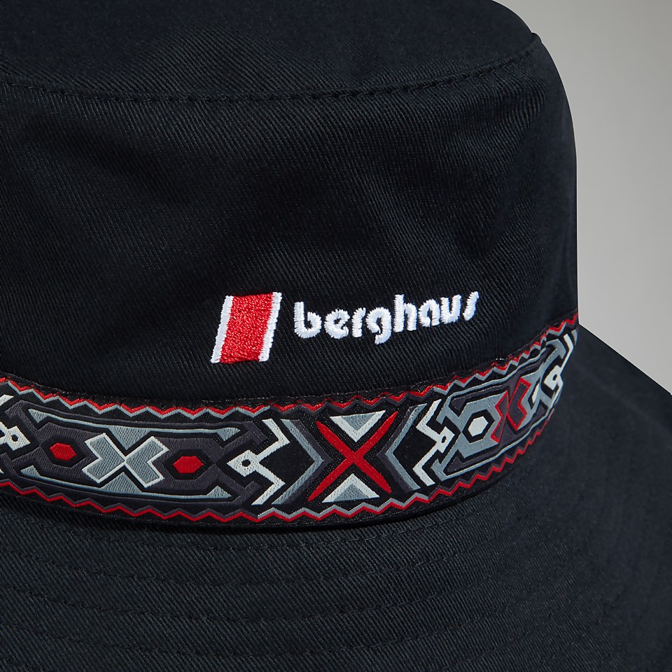 Women's Aztec Bucket Hat - Black