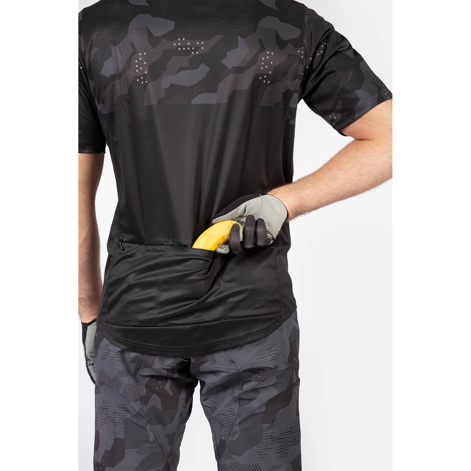 Herren Hummvee Ray Trikot (kurzarm) - Schwarz