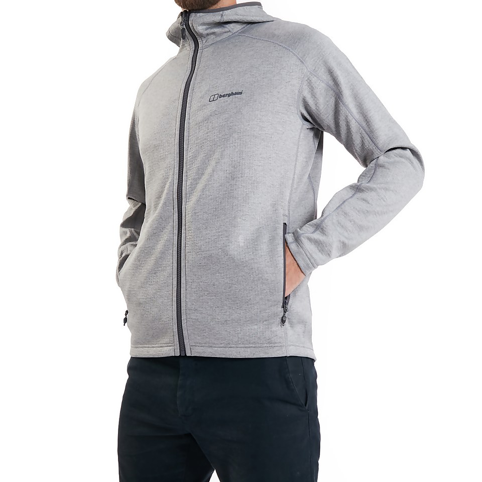 Men's Spitzer Hooded Interactive Fleece - Grey