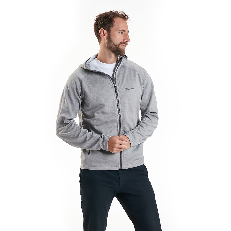 Men's Spitzer Hooded Interactive Fleece - Grey