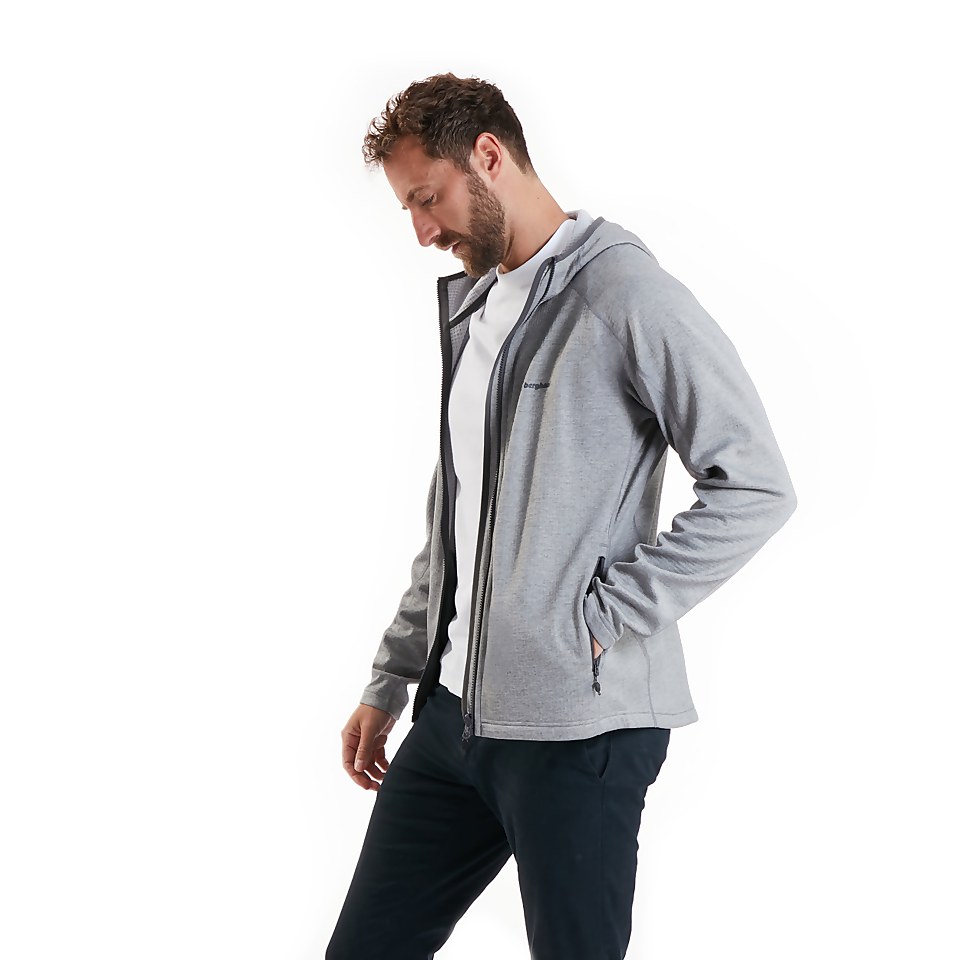 Men's Spitzer Hooded Interactive Fleece - Grey