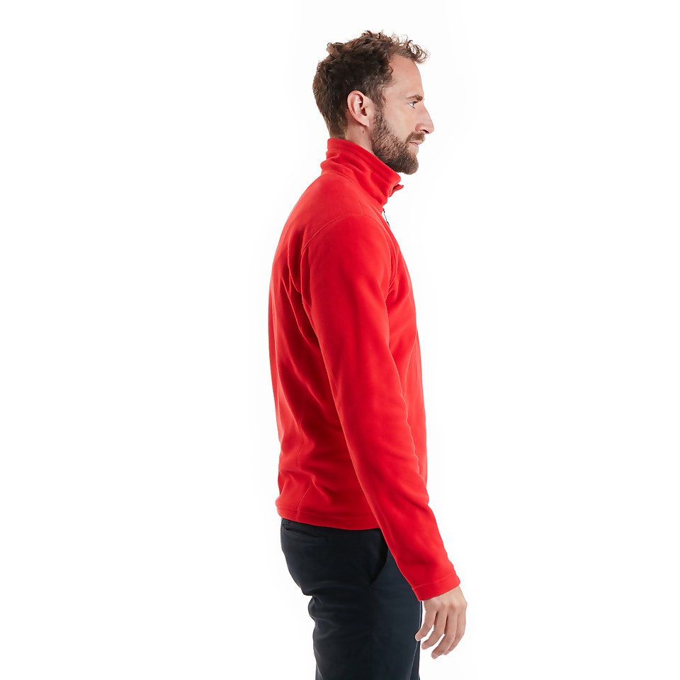 Men's Prism Micro Polertec Half Zip fleece - Red