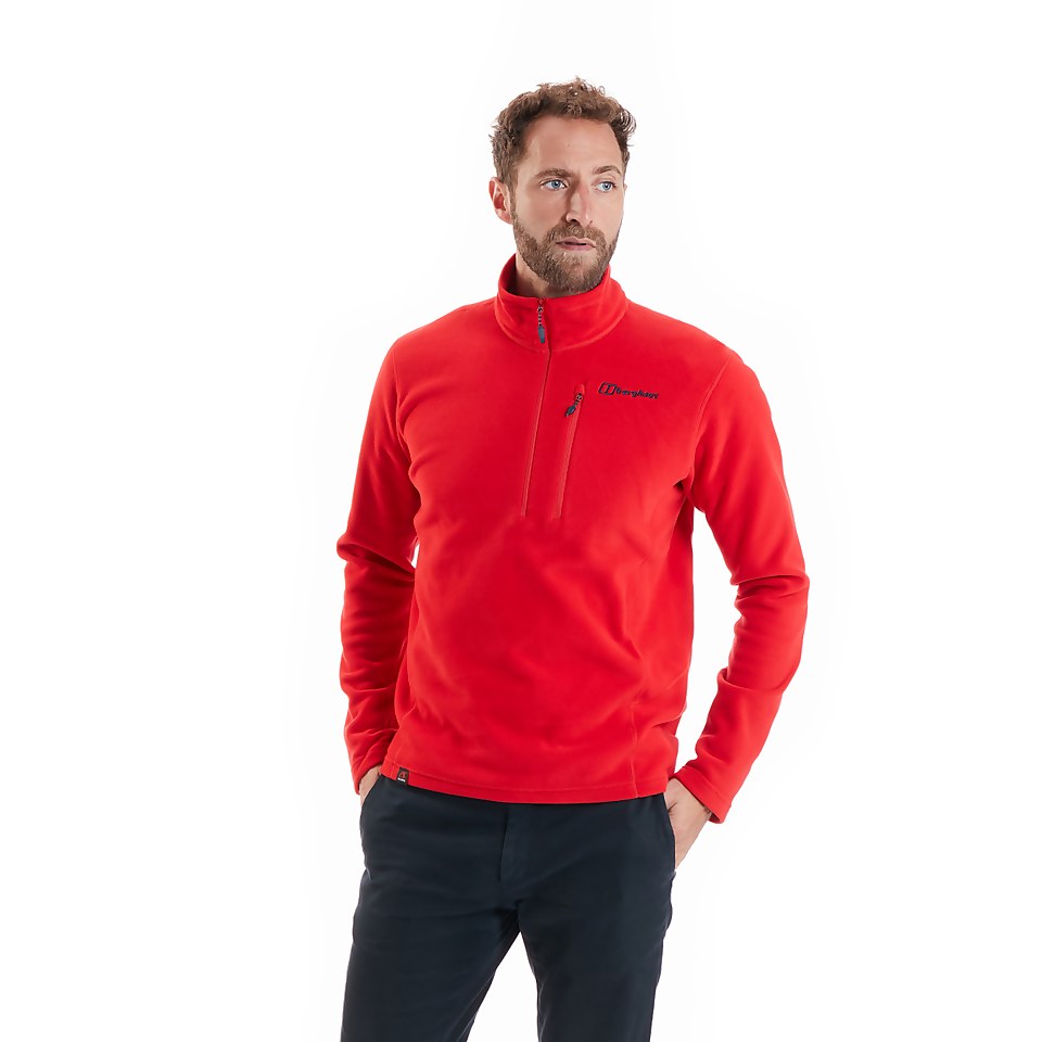 Men's Prism Micro Polertec Half Zip fleece - Red
