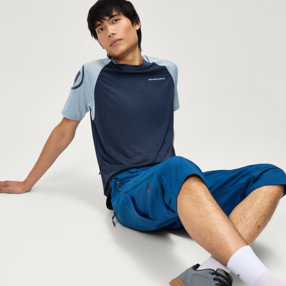 SingleTrack S/S Jersey - Ink Blue
