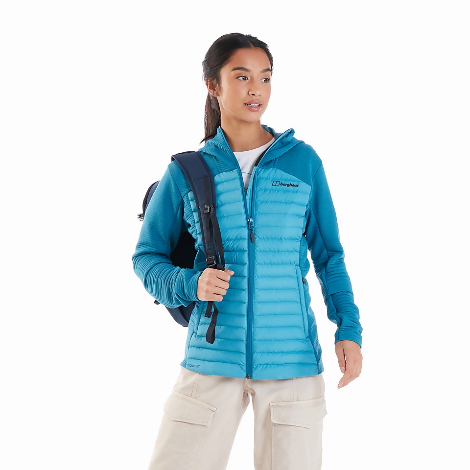 Women's Nula Hybrid Insulated Jacket - Light Blue