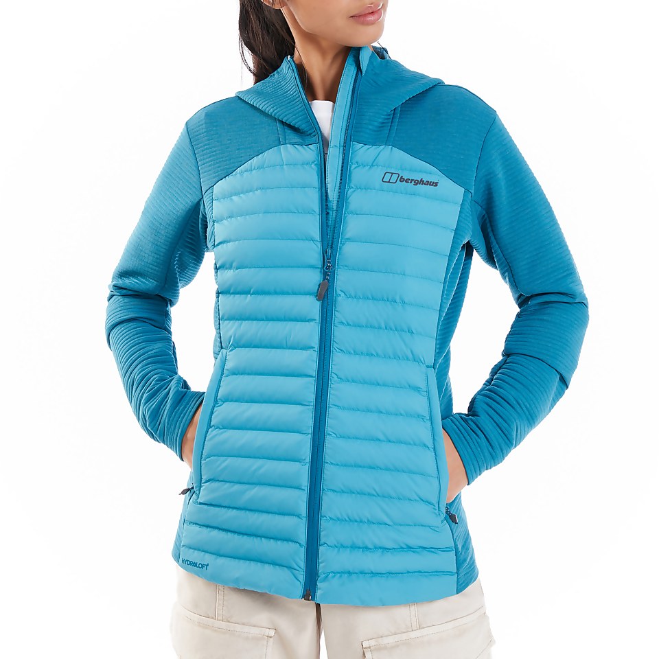 Women's Nula Hybrid Insulated Jacket - Light Blue