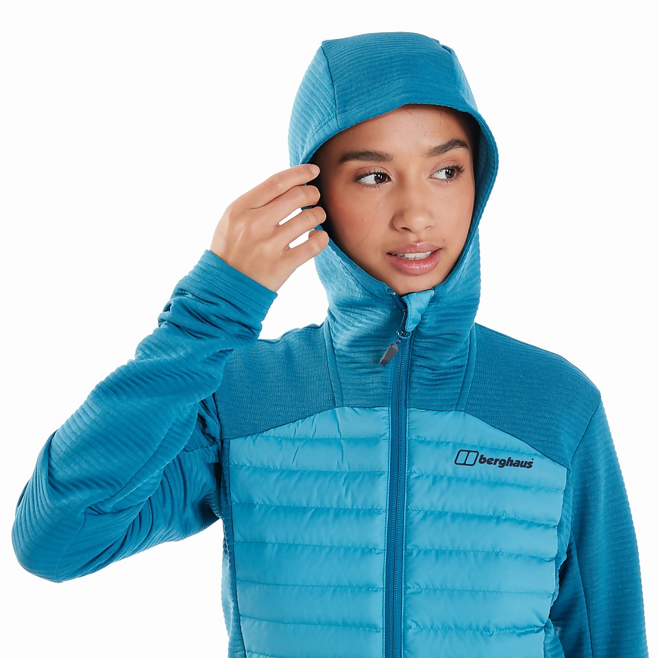 Women's Nula Hybrid Insulated Jacket - Light Blue