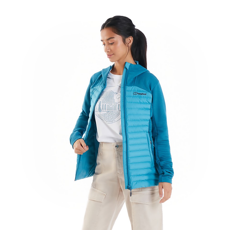 Women's Nula Hybrid Insulated Jacket - Light Blue