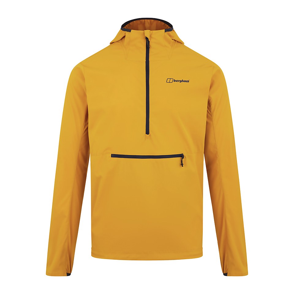 Men's Theran Softshell Hooded Half Zip Jacket - Yellow